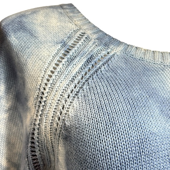 American Eagle Outfitters Cotton Dye Light Blue Sweater - Picture 3 of 9